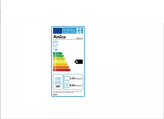 Amica ACIS2115S - Inductie fornuis 90cm - Heteluchtoven 108 L - Katalyse - 1-2-3 fase - Boosters - Amica