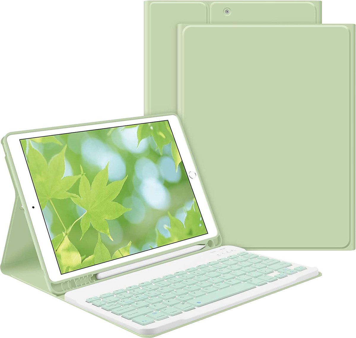 iPad 2017/2018 (9.7 inch) Hoes Toetsenbord Leer Keyboard Case voor