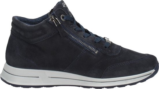 Ara 1224808 - VeterlaarzenHoge sneakersDames sneakersDames veterschoenenHalf-hoge schoenen - Kleur: Blauw - Maat: 40
