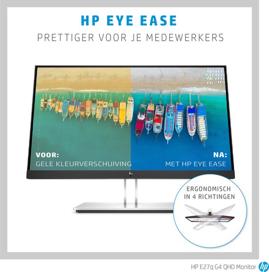 HP Elitedisplay E27Q G4 - QHD IPS Monitor - 27 inch - HP