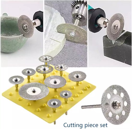 Multi-tool Disque à tronçonner diamanté 10 pièces – Jeu de disques à  tronçonner –