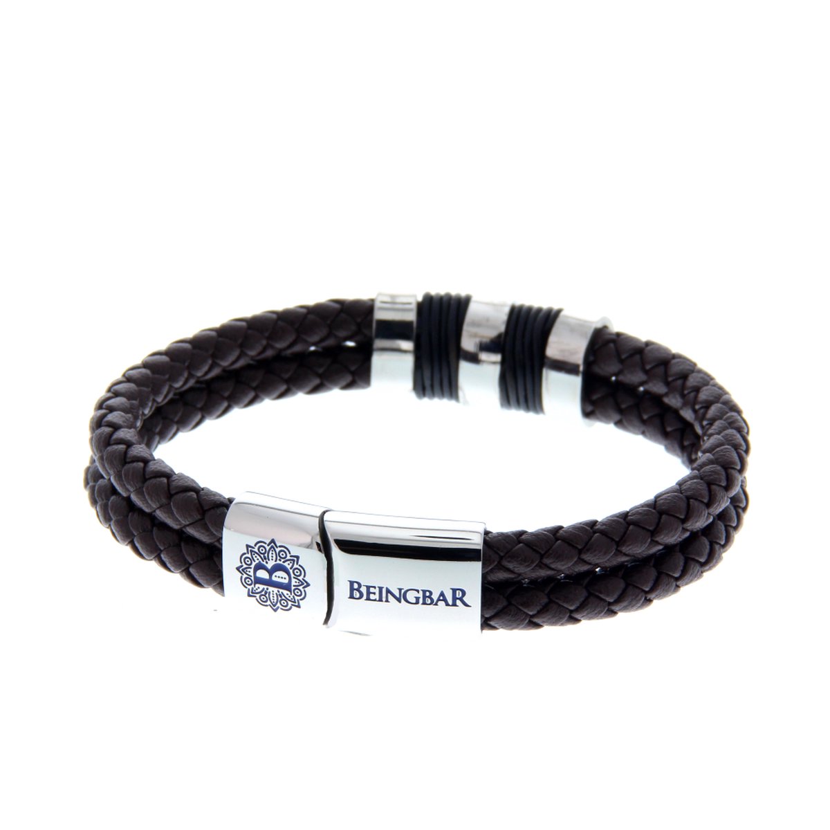 BEINGBAR Bracelet Armband BNGBR031 100103 M 19.5cm (bruin)