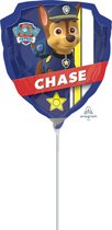 PAW Patrol - Mini Ballon - Folie - Chase - 28cm - Multicolor - 1 stuks
