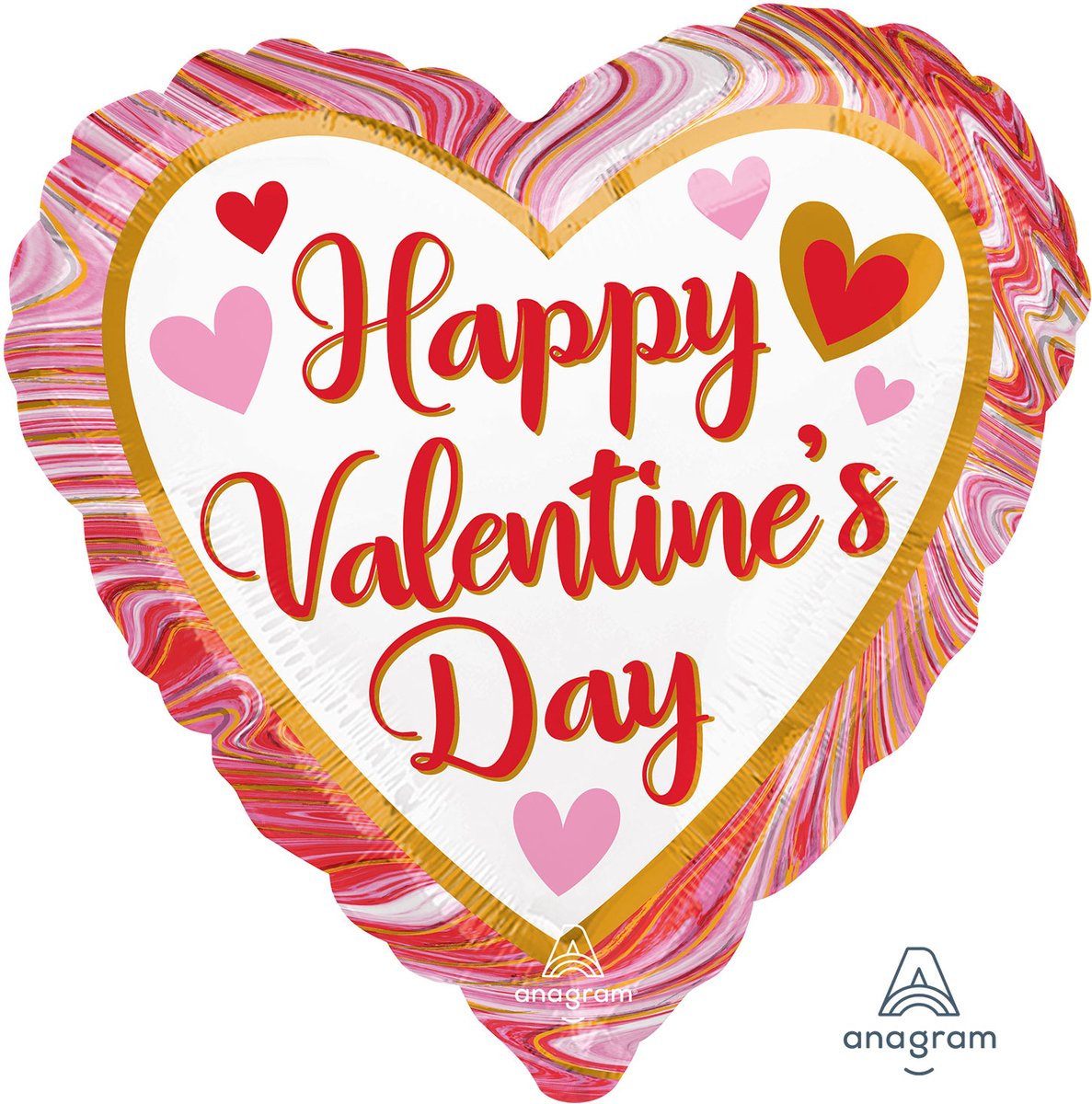 Qualatex - Folieballon Happy Valentines Day 46 cm