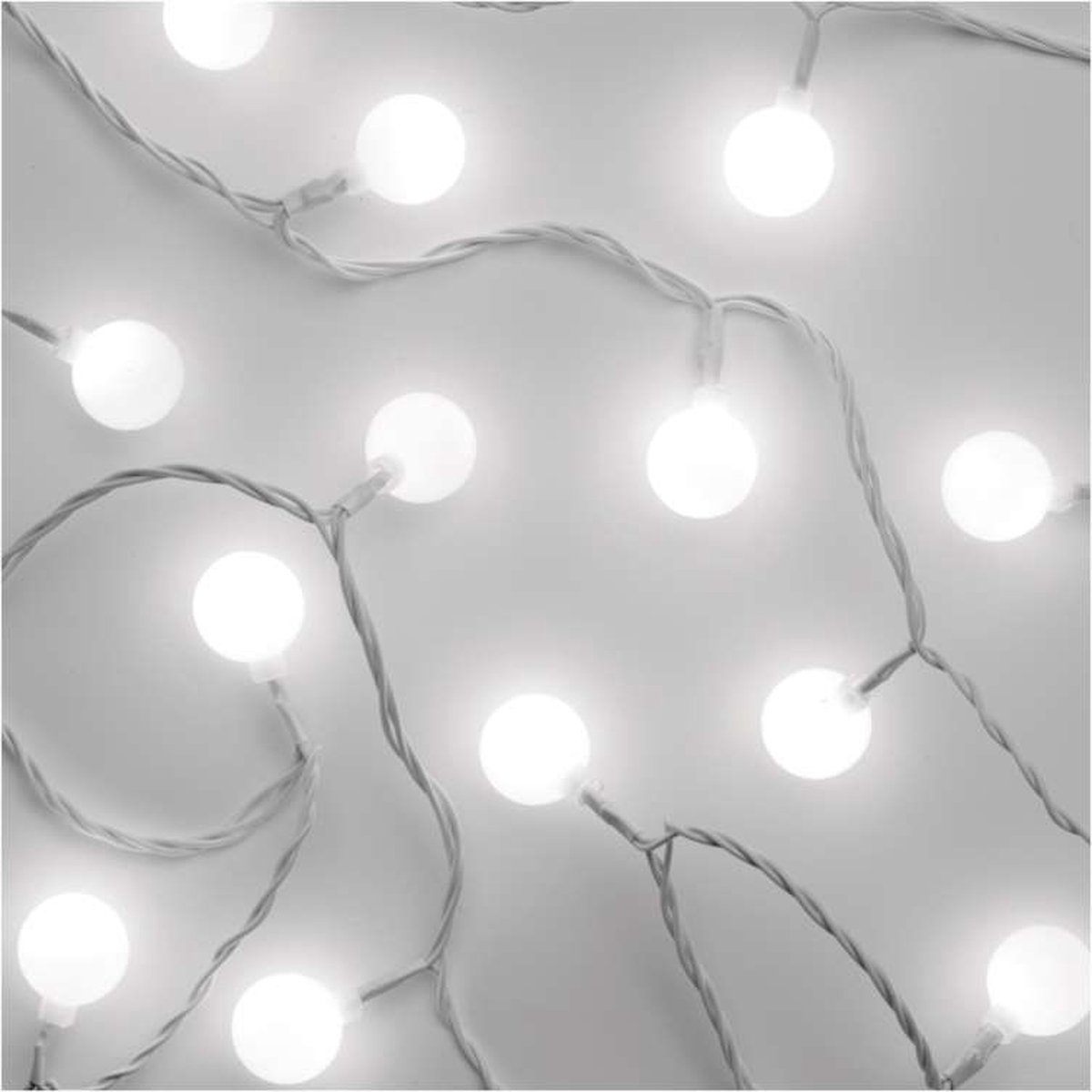 Emos D5AC01, Slinger, Polyvinyl chloride (PVC), Wit, Koel wit, 4 m, Wit