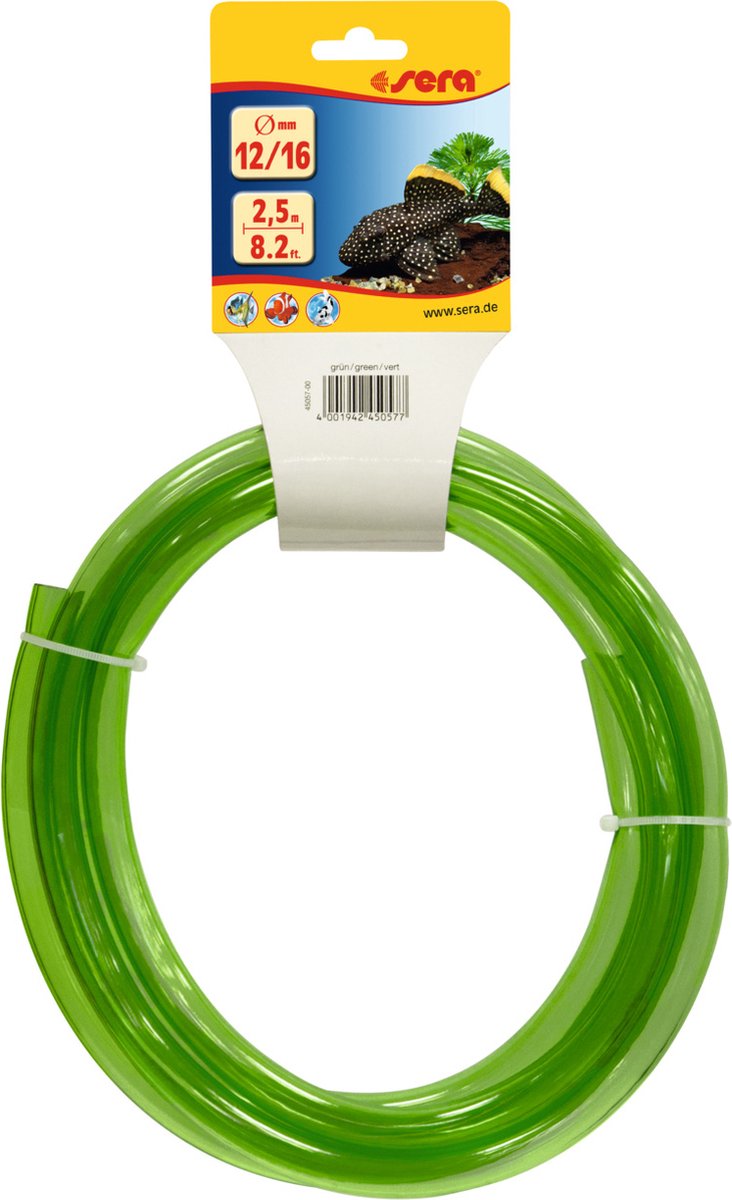Sera Slang 12/16 Groen 2,5 Meter