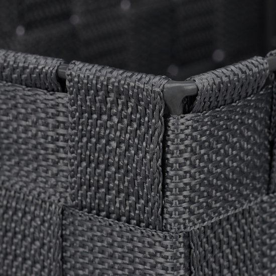 Panier De Rangement Suspendu Pour Salle De Bain - En PP Drainant, Gris, Idéal Pour Shampoing Et Produits (35,5 X 25 X 9,5 Cm) - 2