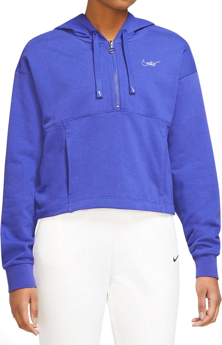 Nike Dri-Fit Get Fit Dames Hoodie Blauw