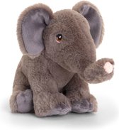 Pluche knuffel dieren olifant 18 cm - Knuffelbeesten speelgoed