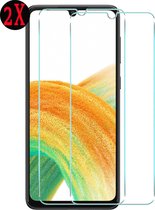 Samsung Galaxy -A13 4G- A13 5G  Screenprotector Glas Tempered Glass Case - 2 STUKS