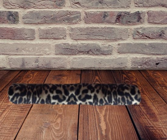 90CM Tochtstopper Panterprint Tochtrol voor deur tocht strip Tochthond - Tochtkussen deuren deurstopper dierenprint leopard voordeur