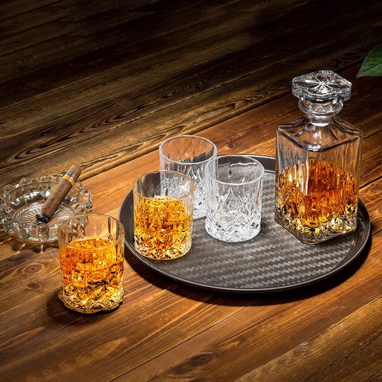 Whiskey karaf - Luxe whiskey set met karaf en glazen - whiskey cadeau set