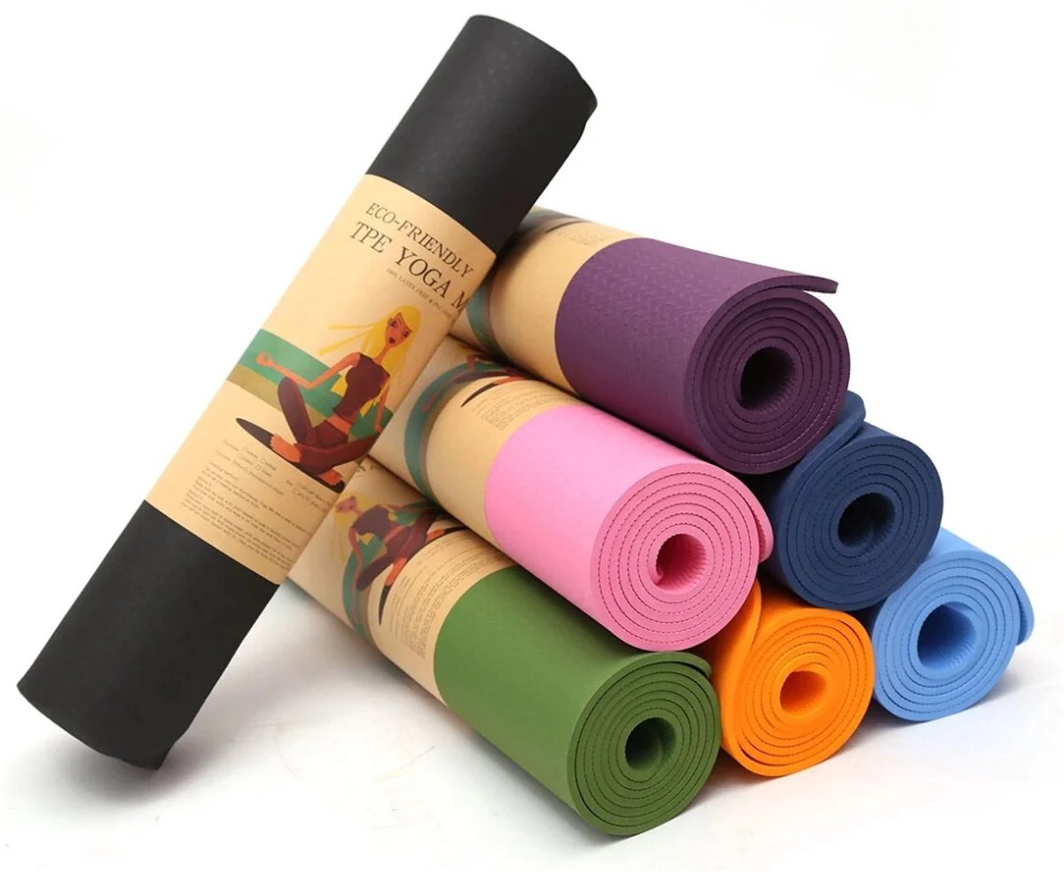 Tapis de yoga épais 8mm - Tapis de gymnastique antidérapant - yoga et  pilates TUNTURI