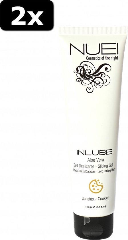 2x INLUBE Cookies water based sliding gel - 100ml | bol.com
