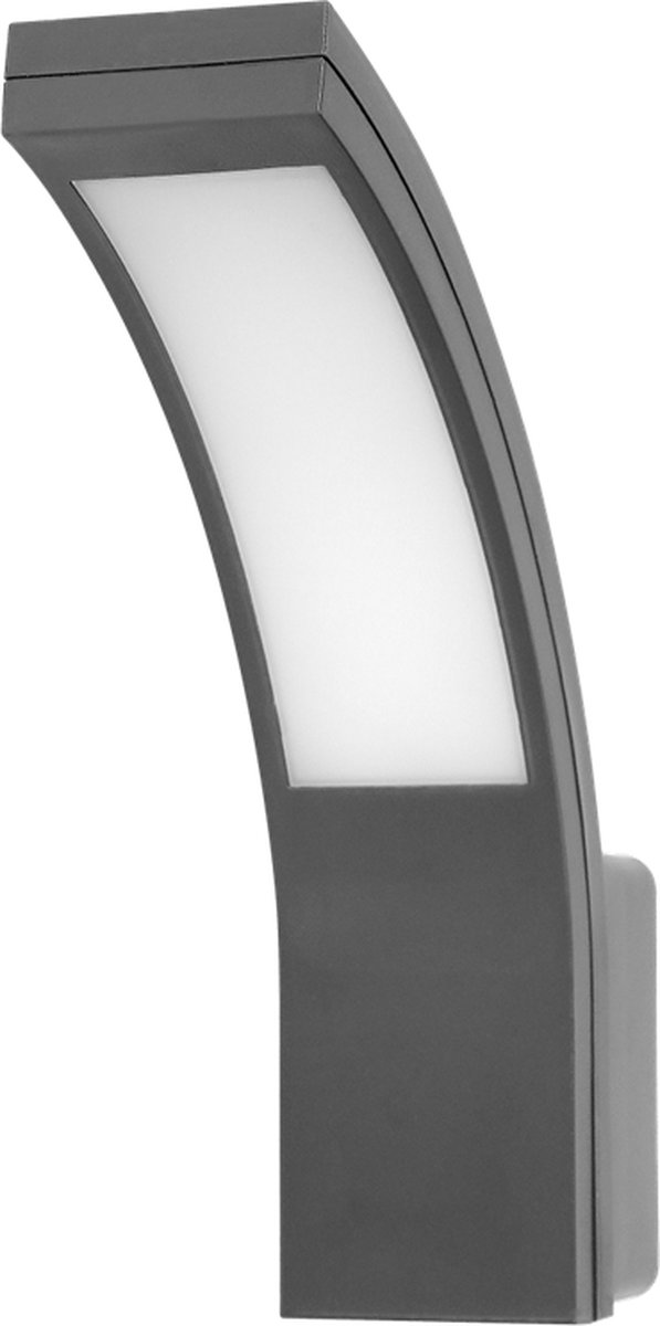 Buitenlamp PIRYT - Tuinverlichting 4000K - Buitenverlichting met IP54 - Muurlamp 800lm - Wandlamp buiten - Grijs