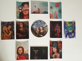 Set van 11 ansichtkaarten | uit de collectie van Atelier Aymara | Voor alle gelegenheden