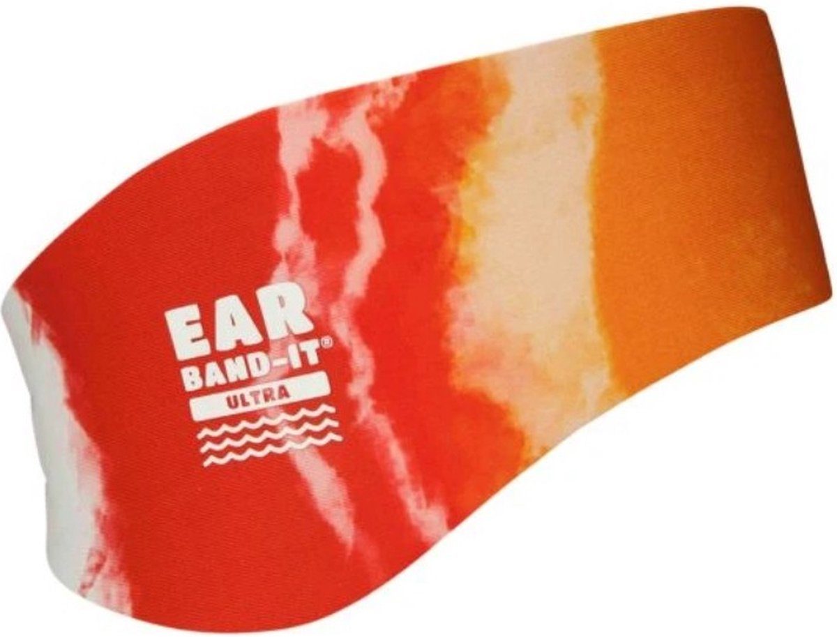 Goedkoopste Neopreen oorbel-it maat Medium - Oranje Tie & Dye