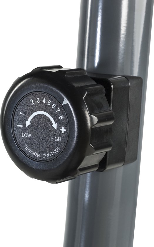 Tunturi Cardio Fit B30 Hometrainer - Fitness fiets met 8 weerstandsniveaus - Tablethouder - Hartslagfunctie en transportwielen