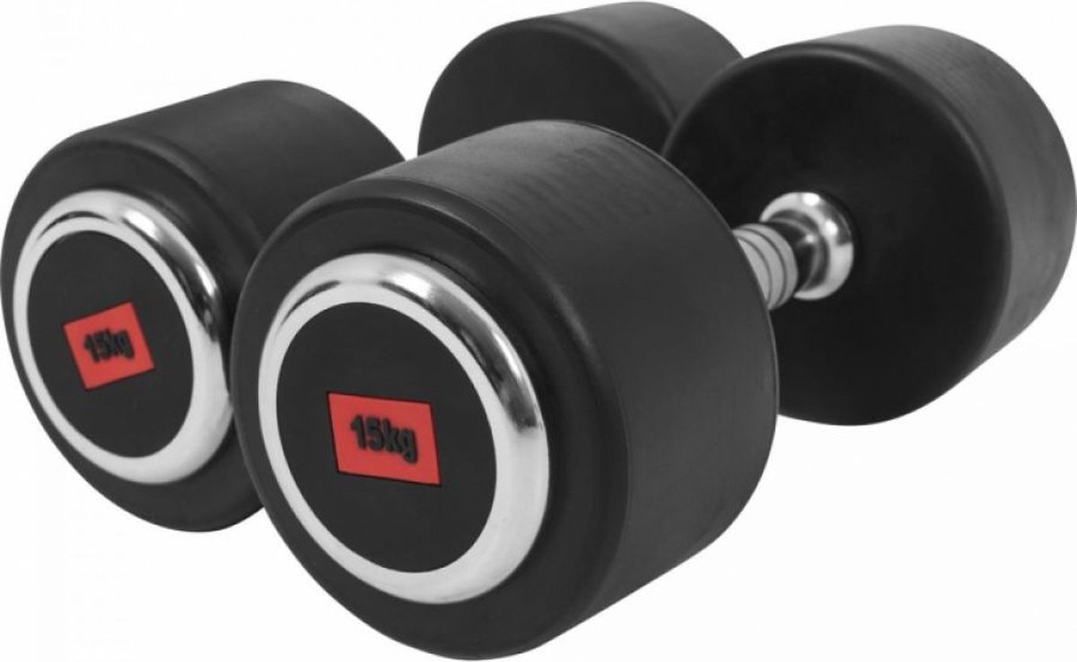 Professionele dumbellset 30 kg - 2 x 15 kg
