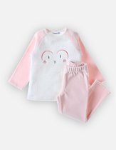 Noukie's - Pyjama - Meisje - Rose / wit - Verlour - 18 maand 86