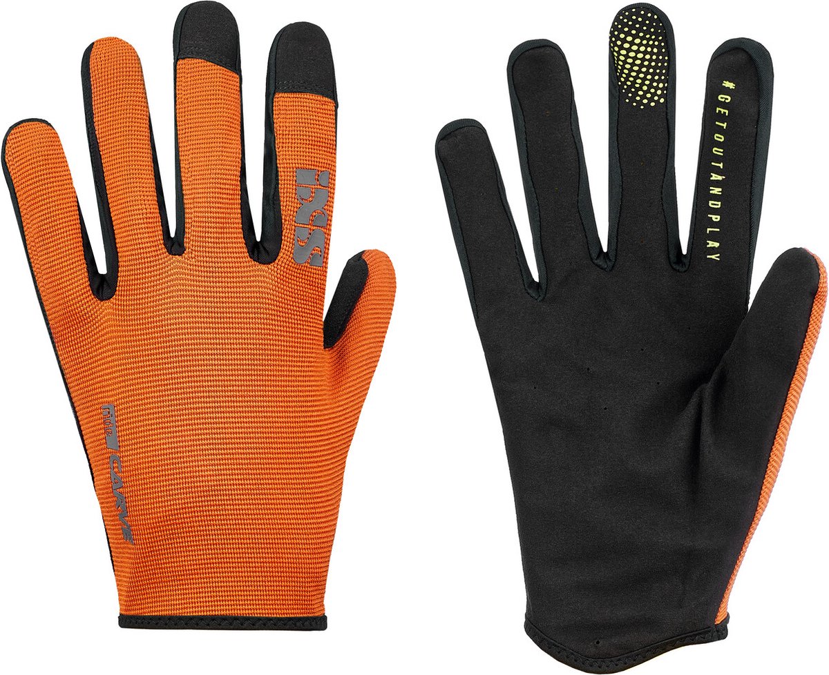 IXS Carve Handschoenen, oranje/bruin