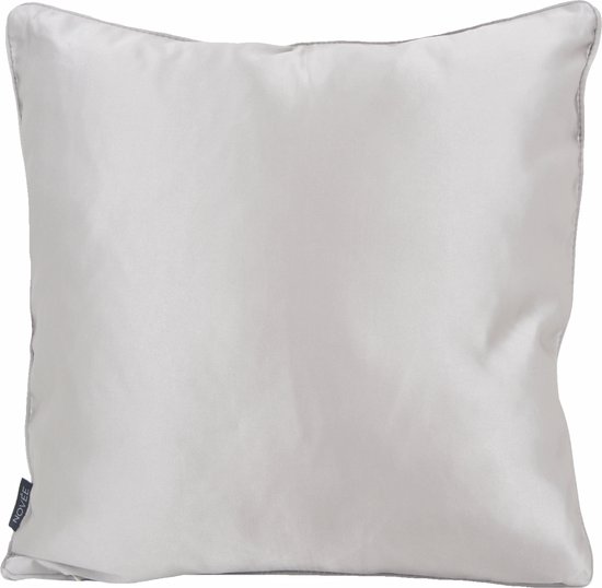 Housse de coussin d' Art argenté | Jacquard/Polyester | 45 x 45 cm | Argent