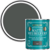 Rust-Oleum Donkergrijs Afwasbaar Matte Meubelverf - Grafiet 750ml