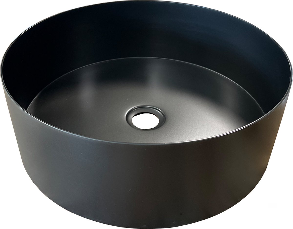 Mawialux RVS Wasbak - Rond - 40cm - Gunmetal Grey