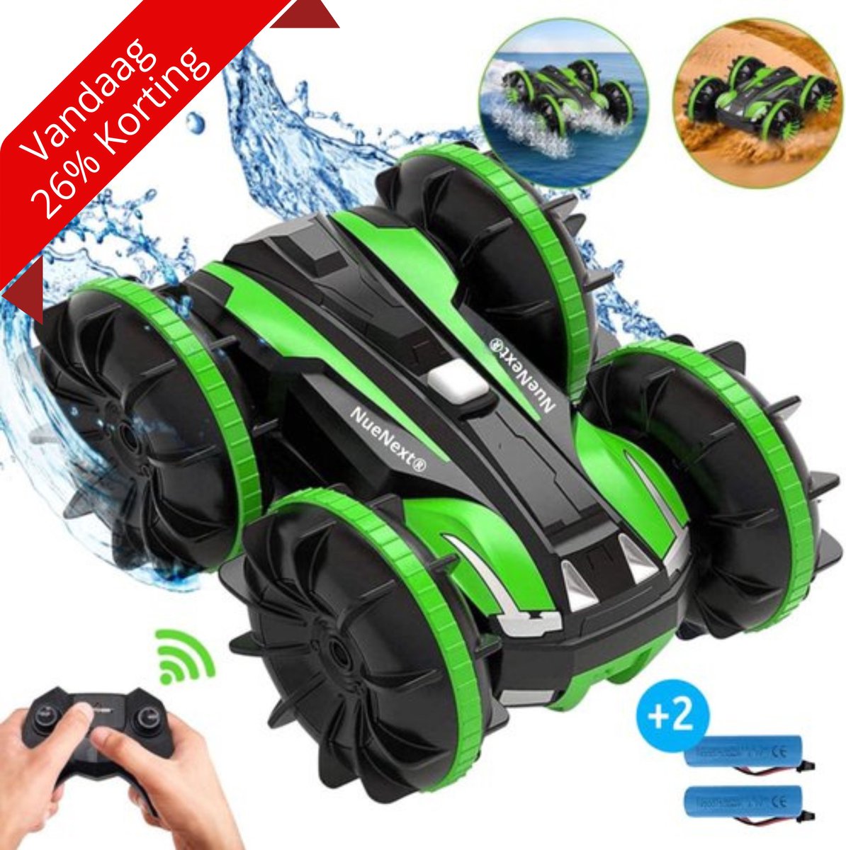 RC Bestuurbare auto Auto & boot Hot wheels auto Geschikt voor offroad,...