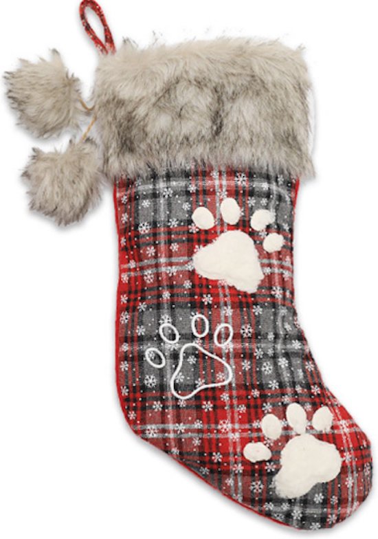 Kerstsok voor de hond PAWS