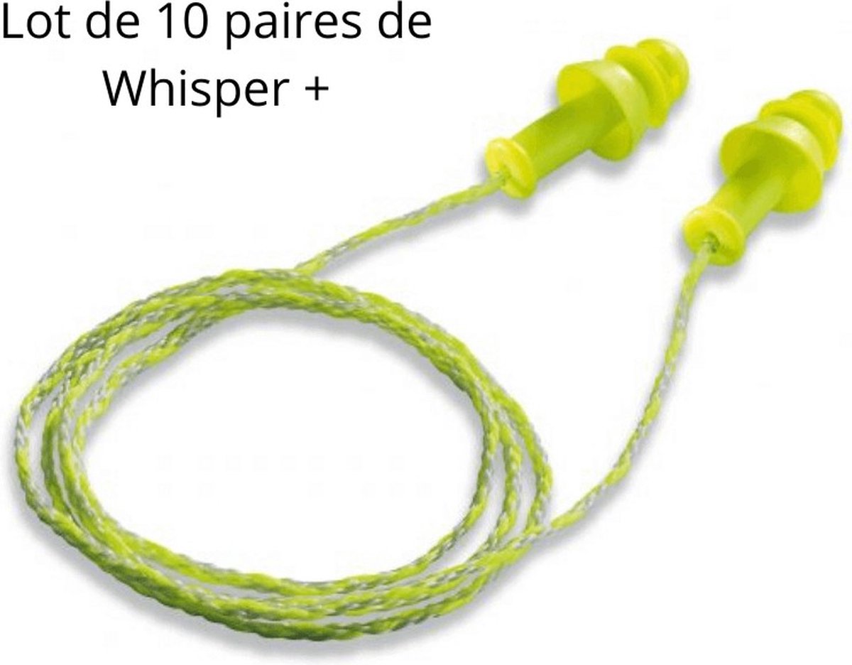Goedkoopste Whisper Gehoorbeschermingsdopjes Uvex Pak van 10
