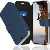 Accezz Hoesje Geschikt voor iPhone 14 Plus Hoesje Met Pasjeshouder - Accezz Xtreme Wallet Bookcase - Donkerblauw