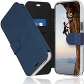 Accezz Hoesje Geschikt voor iPhone 14 Pro Max Hoesje Met Pasjeshouder - Accezz Xtreme Wallet Bookcase - Donkerblauw