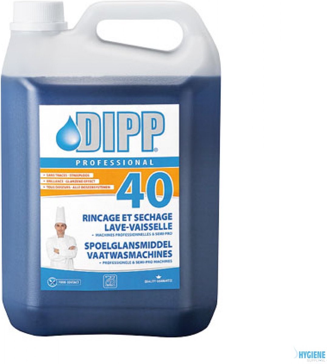 Goedkoopste Dipp 40 Spoelglansmiddel Vaatwas 10L