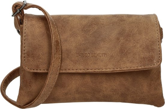 Enrico Benetti Anna crossbodytas met overslag 66638 - camel