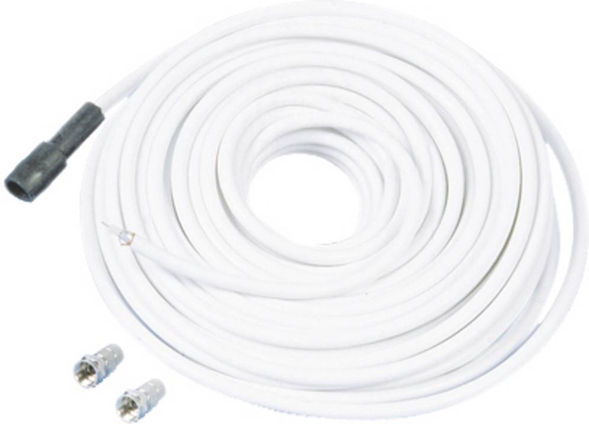 Telestar Antenne, Satelliet Aansluitkabel [1x F-stekker - 1x F-stekker] 5 m Wit