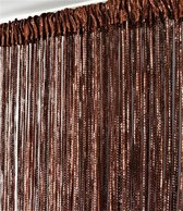Glow Thuis - Elegante bruin kleur Draadgordijnen - hoogwaardig polyestergaren - 300 x 250 cm