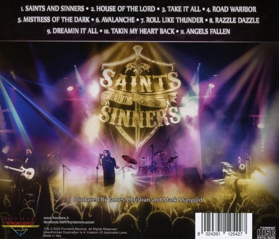 House Of Lords - Saints And Sinners (CD), House Of Lords | Muziek