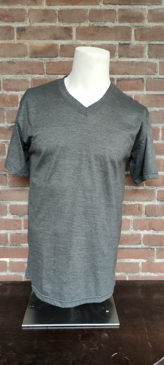Bamboe T-shirt- donkergrijs- maat S- #20.02