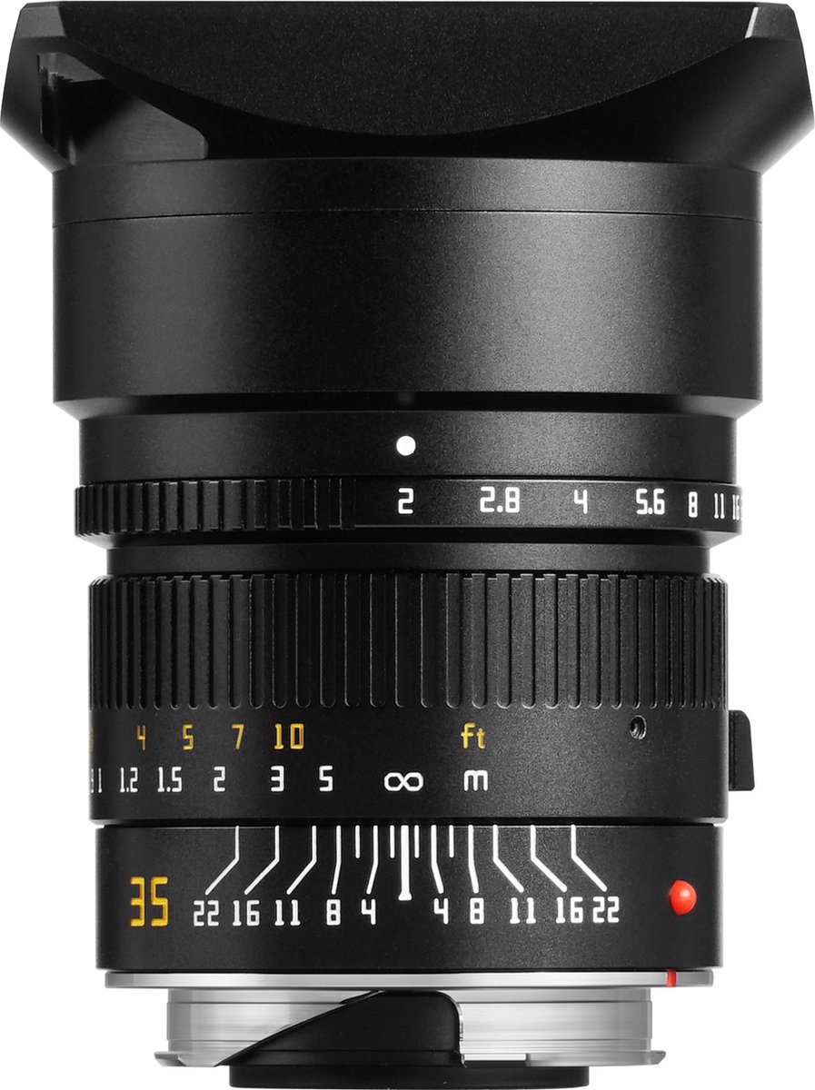 TT Artisan - Cameralens - M35mm F2 APO voor Leica M-vatting, zwart