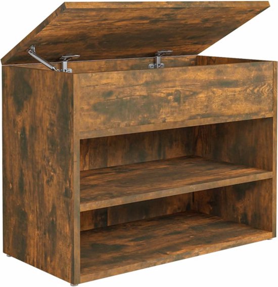 Maison Exclusive - Banc à chaussures Chêne sonoma 60x30x45 cm Bois d' ingénierie | Leroy Merlin