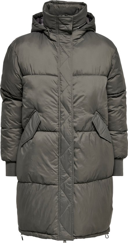 ONLY Onlberna Bonded Coat Cc Otw Dames Jas - Warme En Elegante Winterjas In Blauw (1-Pack)