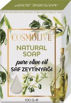 Cosmolive - Pure Olijfolie - Natuurlijke Zeep (Zeepblok) - 4 x 100 gr