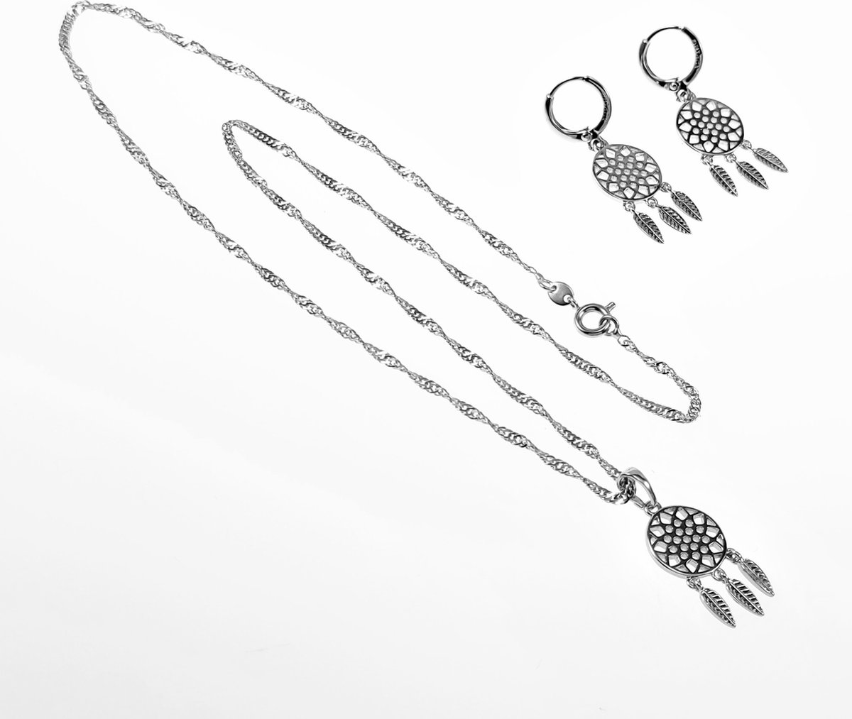 Dromenvanger Ketting en Oorbellen Dames - Plated - XUPING Sieradenset