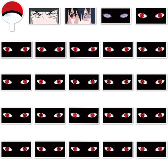 Sharingan Stickers 50 Stuks Stickers Volwassenen Stickers Laptop