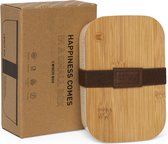 Retulp Lunchbox Off White - Lunchbox - Broodtrommel - Spork - Bamboe - Wit