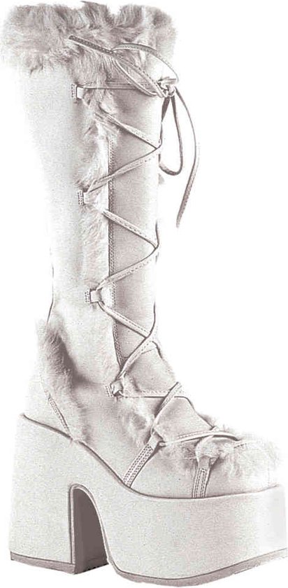 Demonia Platform Bottes femmes -42 Chaussures- CAMEL-311 US 12 Wit