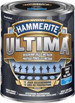 Hammerite Ultima - Satiné - Zwart - 0,25 L
