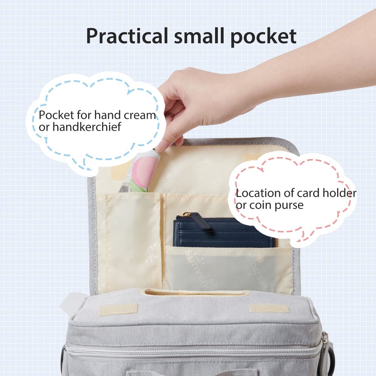 Luxe luiertas - baby tas - luier rugzak - premium kwaliteit - pasgeboren baby – foto 4