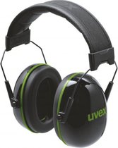 Uvex K10 - Opvouwbare ruiswerende hoofdtelefoon 30dB zwart